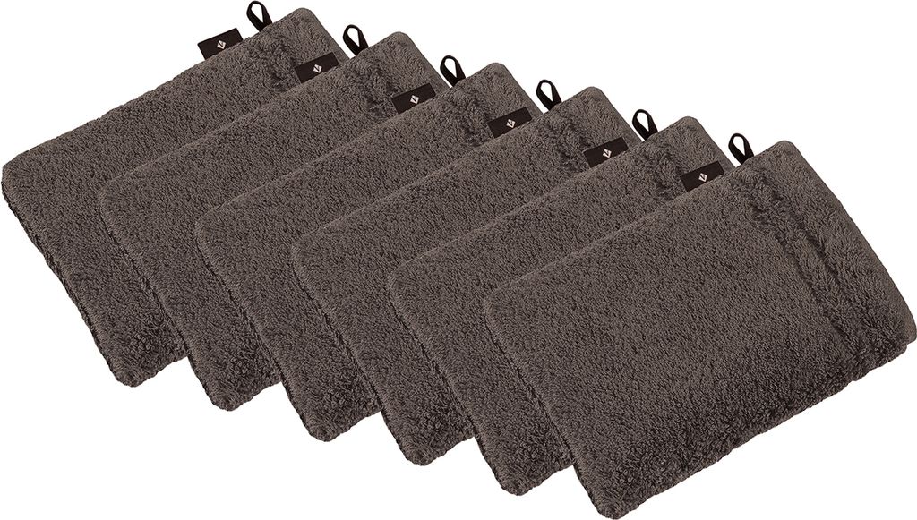 6er Pack Waschhandschuh Vienna Style Supersoft von der Marke Vossen 22 x 16 cm