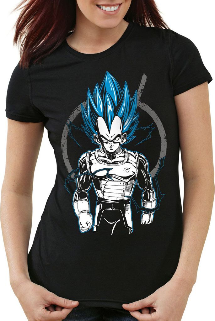 style3 Vegeta Contender Damen T-Shirt, Größe:M
