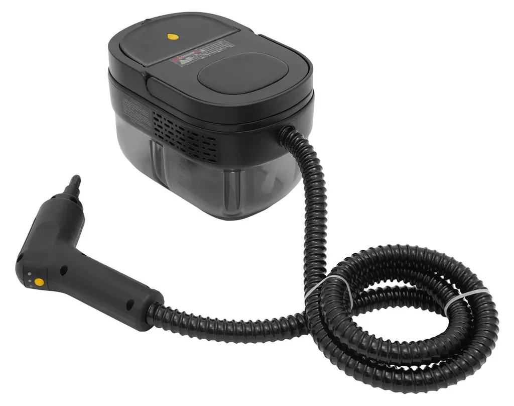 Nettoyeur vapeur 1500W chauffe 15s haute température 105°C jaune 3 bar