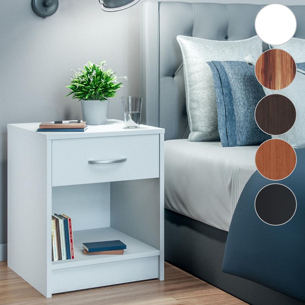 CASARIA® Table de chevet Anthracite Table de nuit Image du produit 
