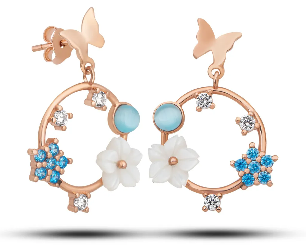 Boucles d'oreilles anti-allergie argent et zircone pour peau sensible