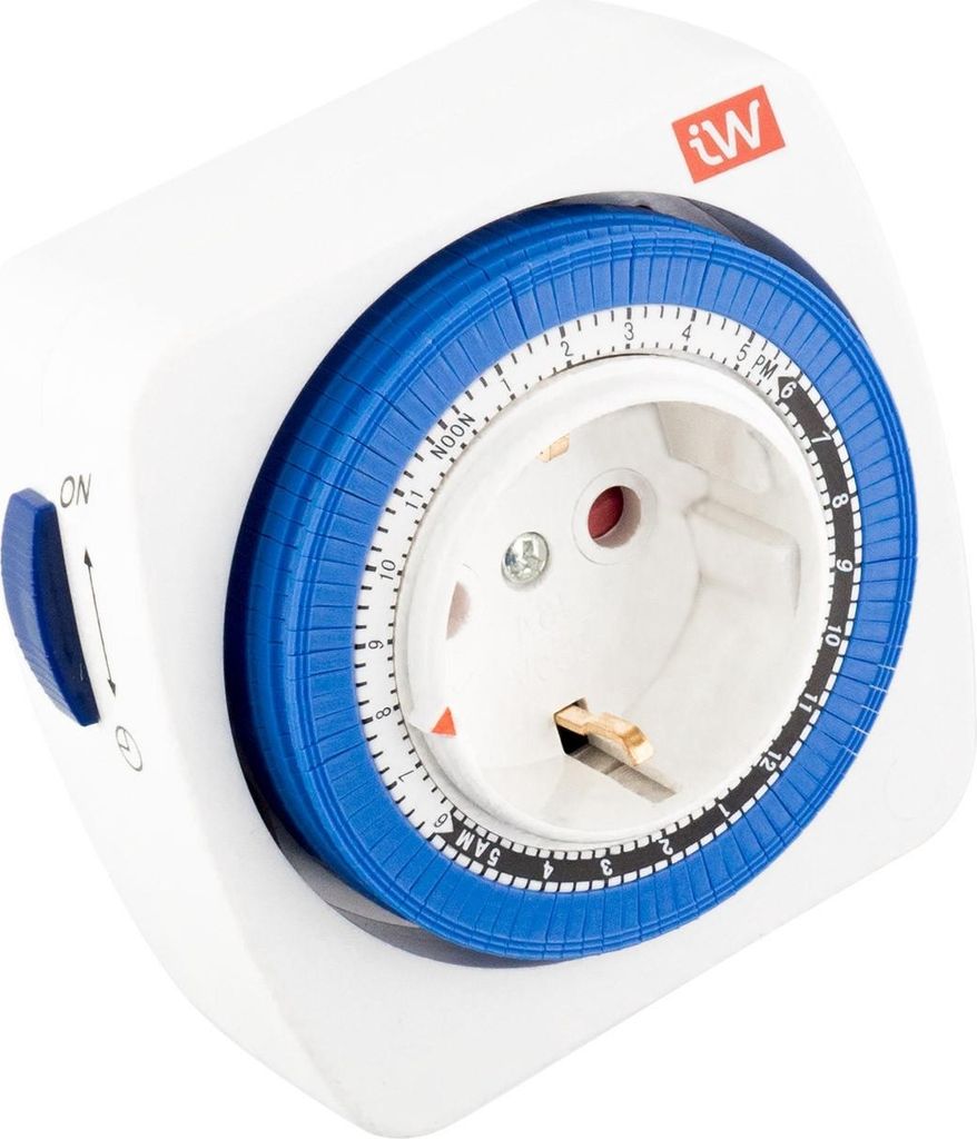 Zeitschaltuhr Analog Kompakt mit Schuko Steckdose Typ F