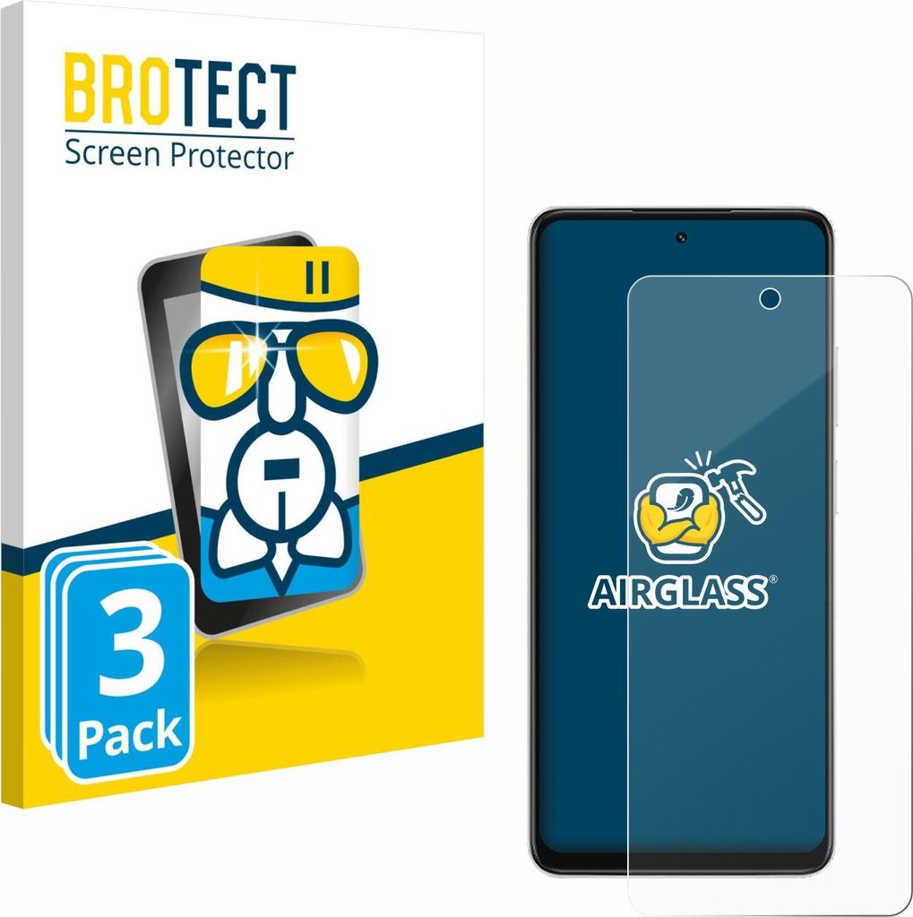 3x BROTECT Schutzglas für Oppo A5x Schutzfolie Panzer Folie Glas Display Schutz klar