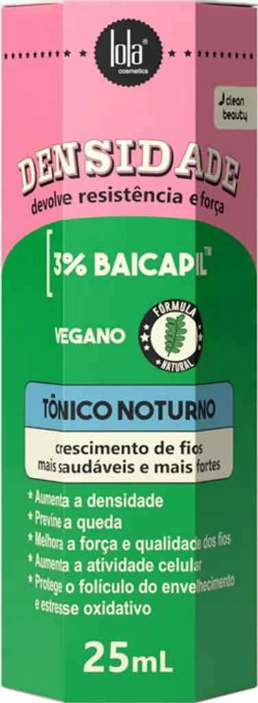 Tonique Nuit Densidade Lola From Rio 25ml - Redonner Volume et Densité
