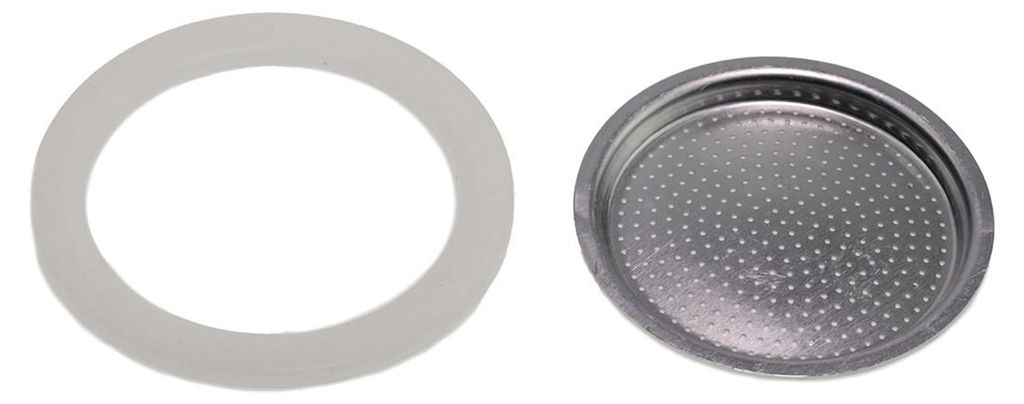 Bialetti 0800411, Kaffeefilter, Grau, Silikon, Edelstahl Produktbild 