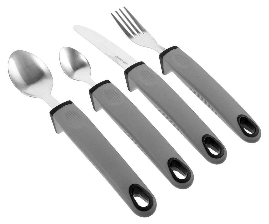 Rutschfestes Besteckset für Senioren mit Ergonomischem Produktbild 