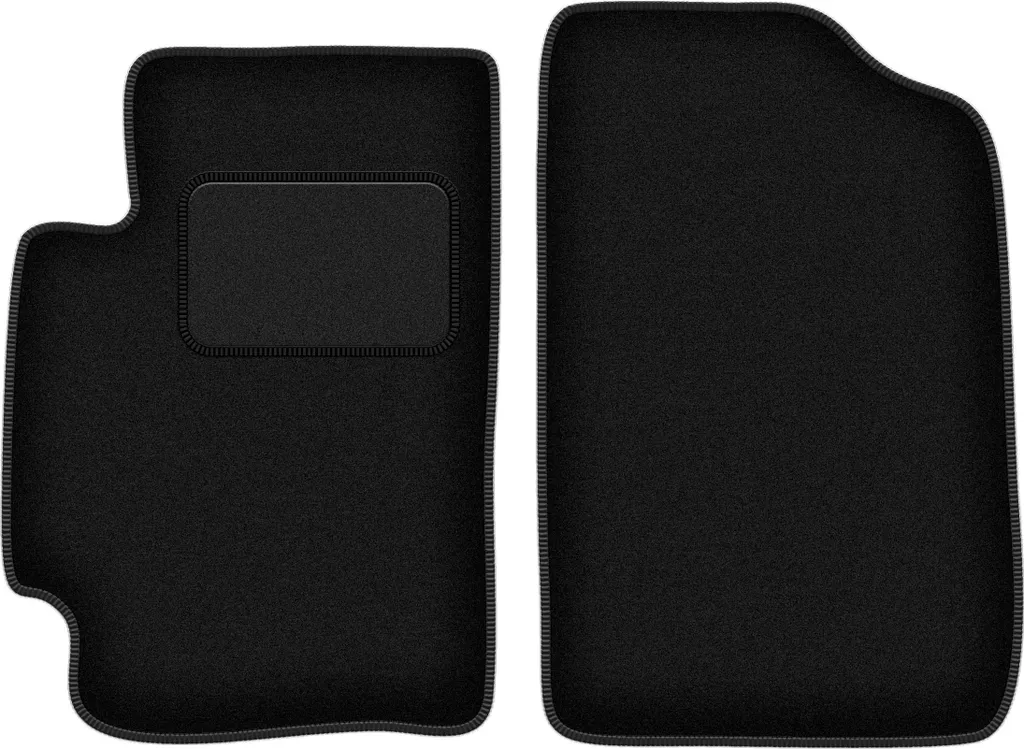 Wielganizator tappetini auto velours anteriori adatto per Toyota Avalon I (1994-1999, berlina) neri, set 2 pz, con fissaggi