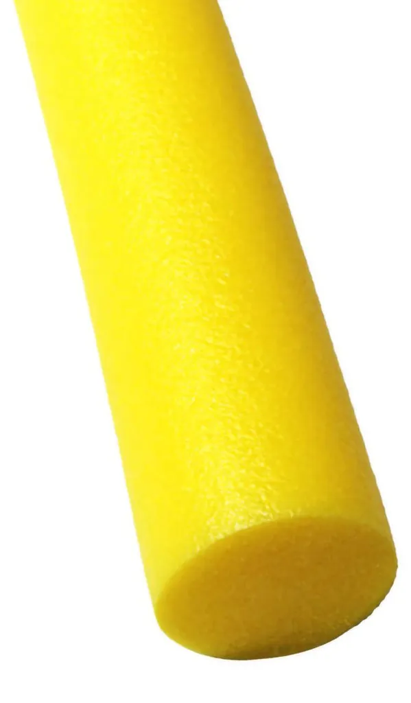 Frite de natation 7 cm en mousse EPE jaune résistante et ultra légère - 3