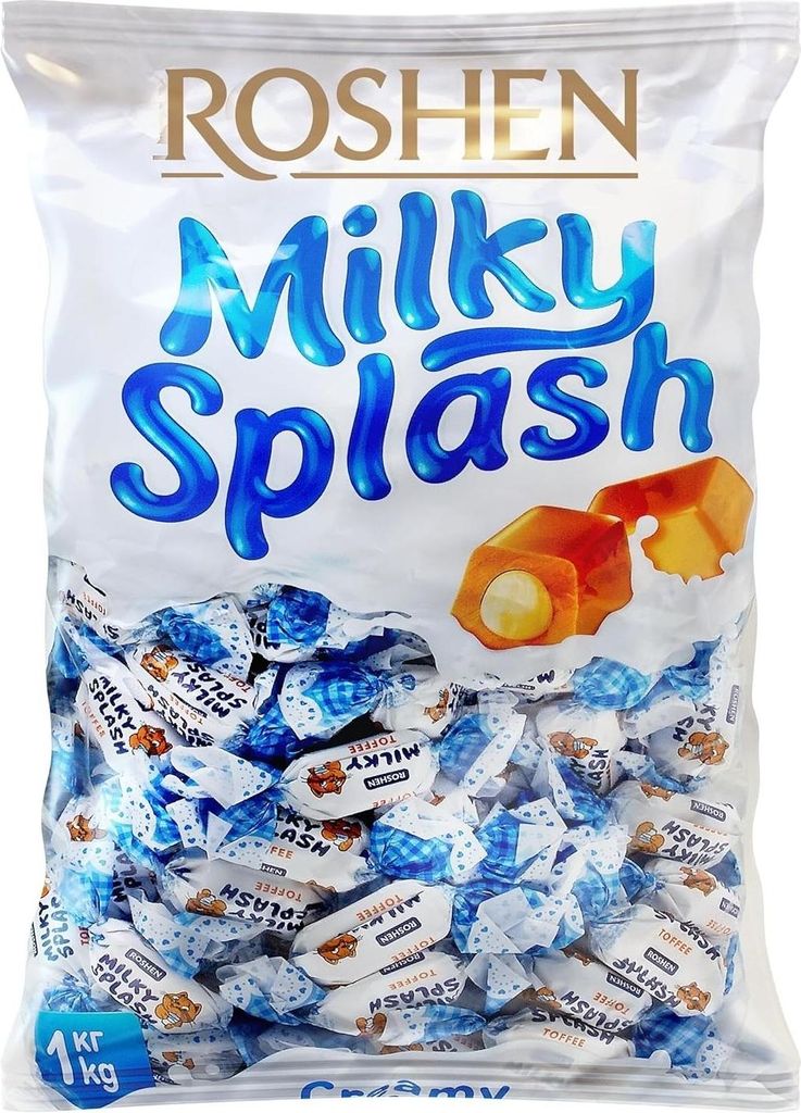 Roshen Milky Splash Toffee-Bonbons 1kg Produktbild 