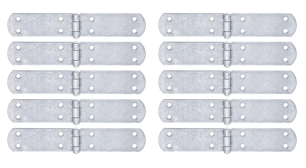 Bandes pour caisses 200x35mm avec goupille rivetée en inox - Set de 10
