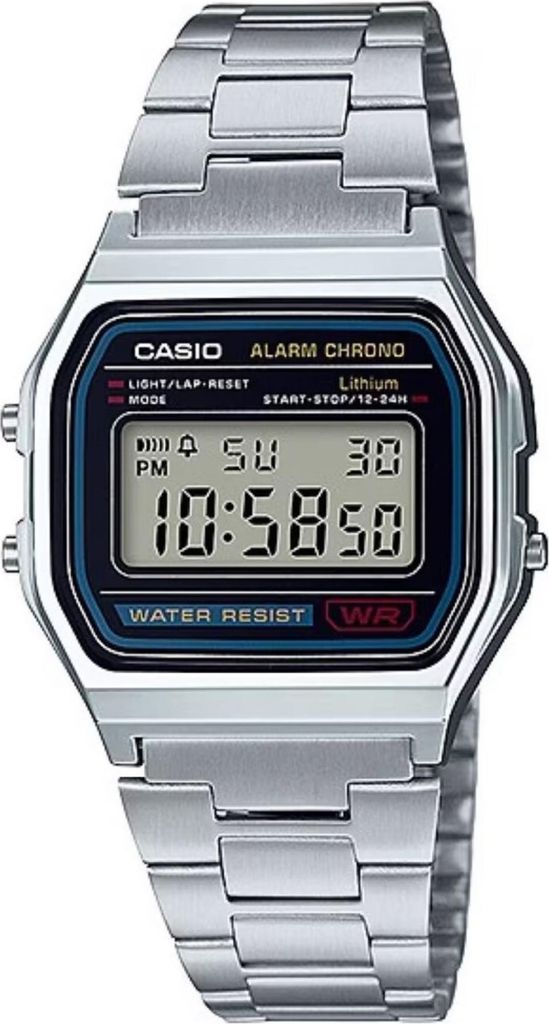 Uni hodinky CASIO A158WA-1DF s dárkovou krabičkou - Stylový Obrázek produktu 