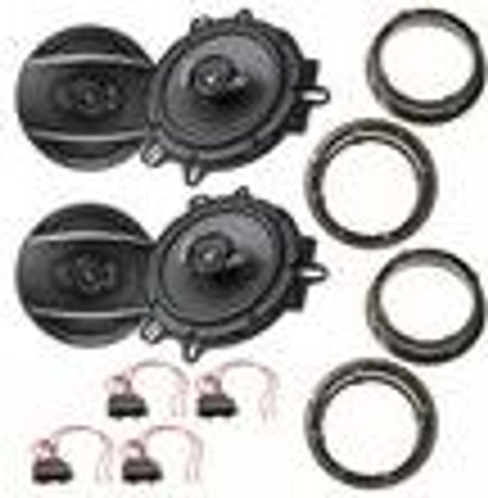 Pioneer TS-A1670F Lautsprecher vorne hinten Einbauset für Seat Leon 1M Toledo