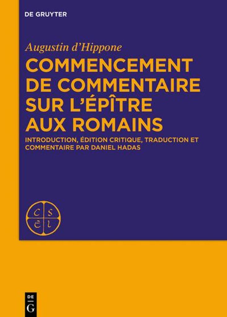 Commencement de commentaire sur l'épître aux Romains