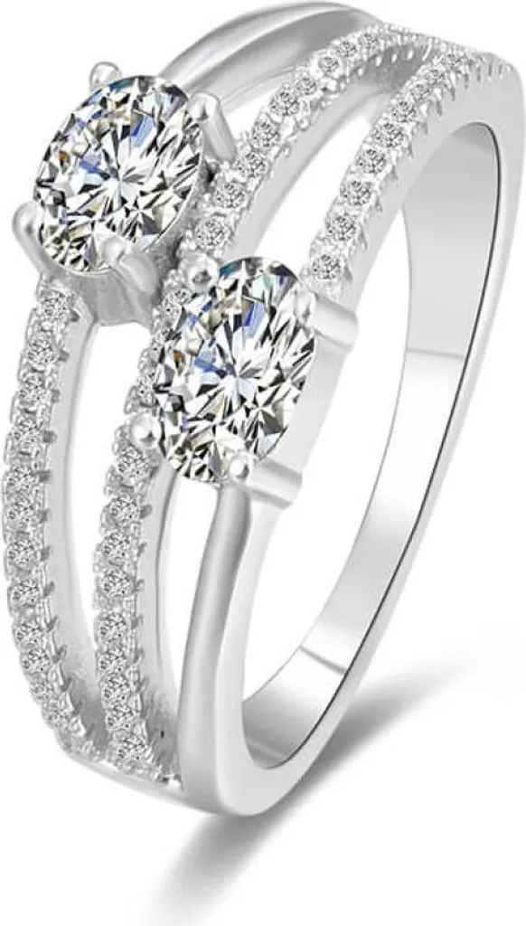 Anello AGG332 in Argento Sterling 925 e Zirconi 58mm | Analisi Qualità