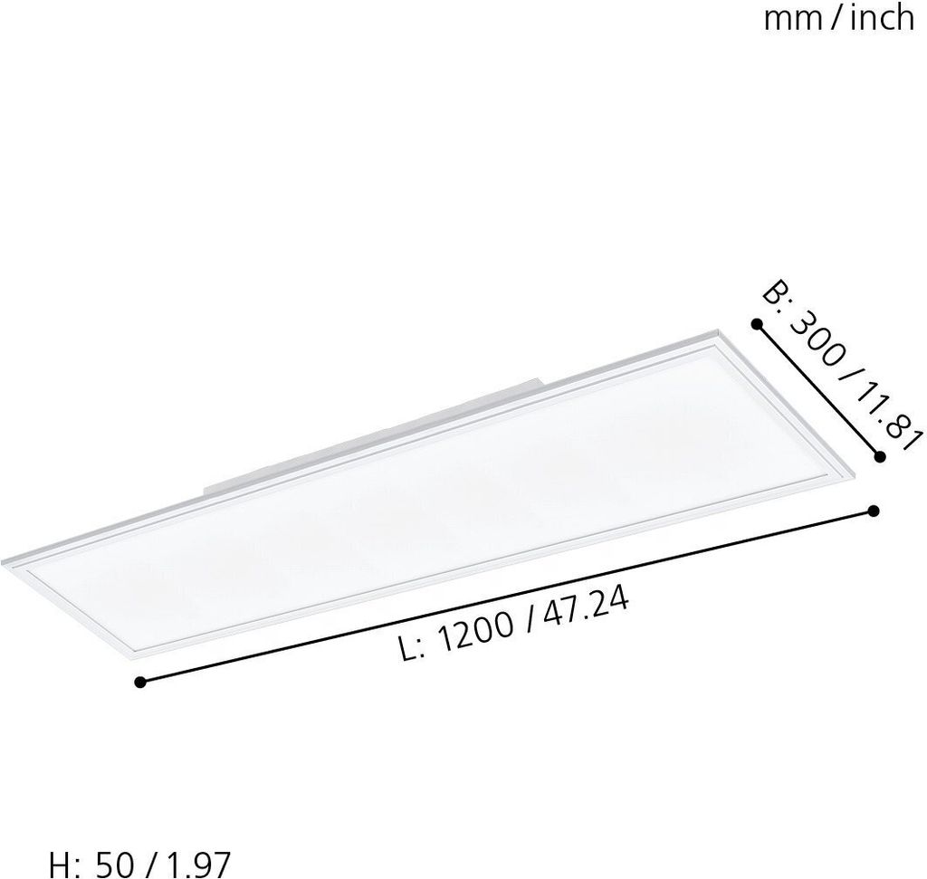 EGLO connect LED Deckenleuchte Salobrena-C Panel, Smart Produktbild 4