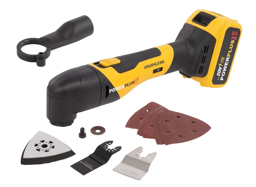 Kit Rénovation Maison Perceuse Visseuse et Ponceuse 20V Powerplus - 6