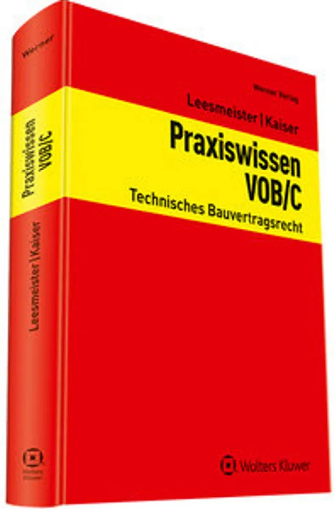 Manuel technique Praxishandbuch VOB / C pour experts du génie civil