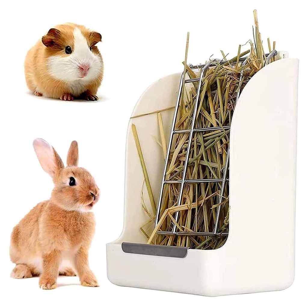 Heuraufe für Kleintiere, Futterspender für Kaninchen, Hamster und Chinchillas