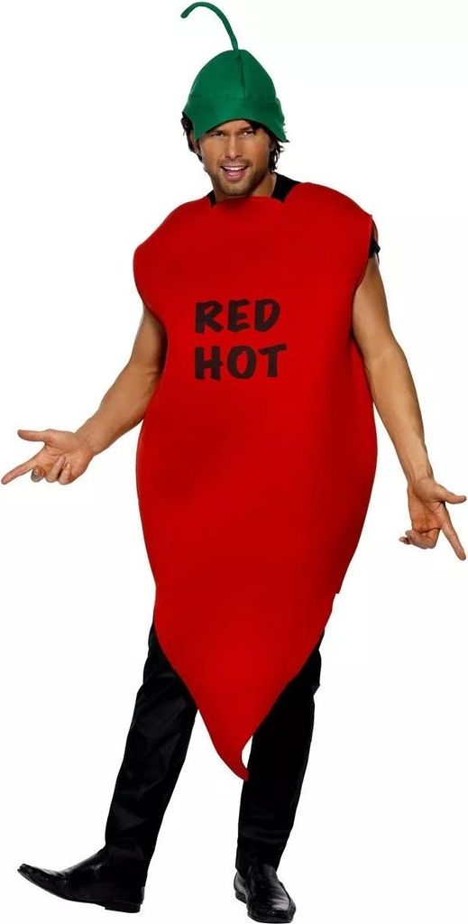 Smiffys - "Hot" Kostüm für Herren/Damen Uni SM179 (M) (Rot/Grün)