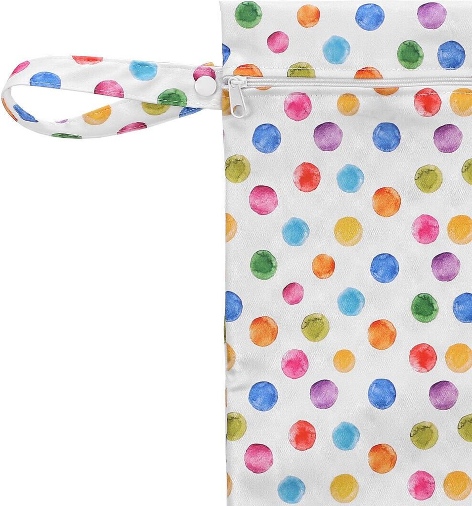 XKKO Windelsack Wetbag M 30x45 cm für 5-6 nasse Stoffwindeln(Tupfen)