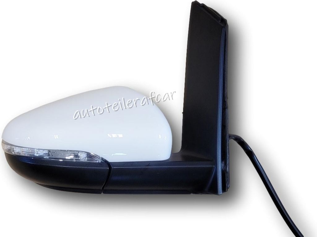 Außenspiegel Spiegel rechts elektrisch für Für VW TOURAN 1T3 2010 - 2015 weiss LB9A