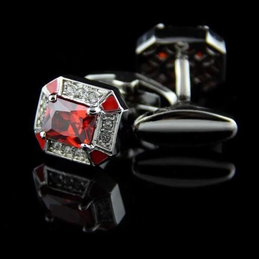 Boutons de manchette Ore Sea en argent massif pour chemise de luxe