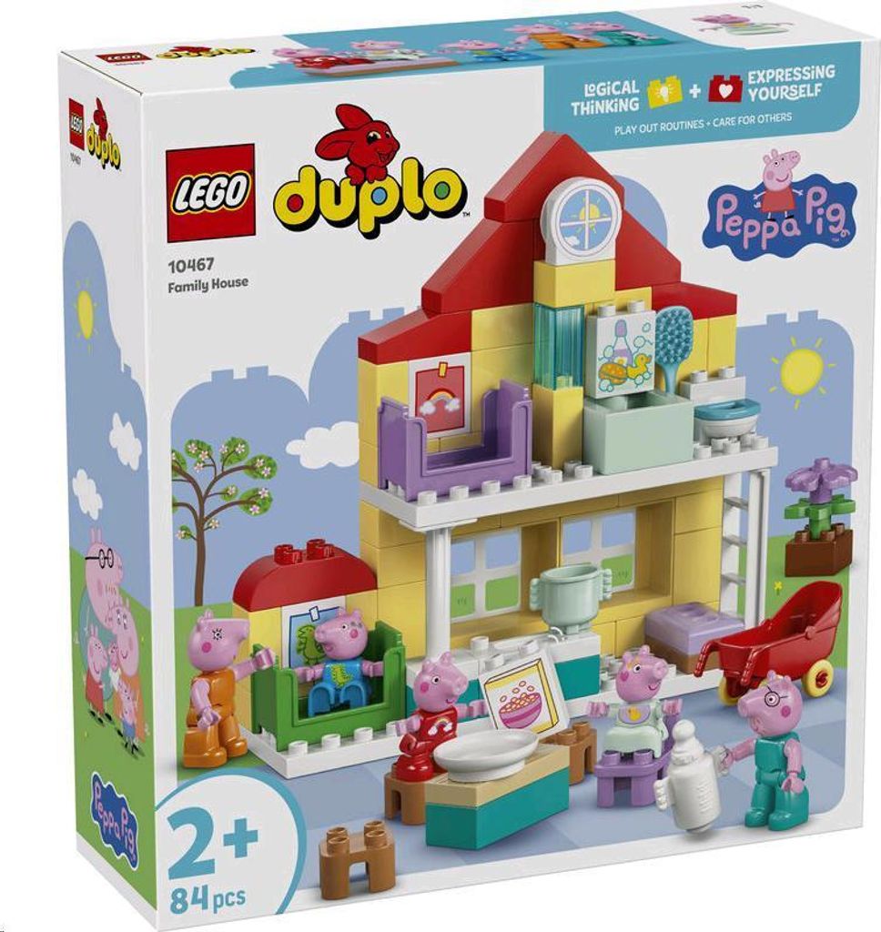 LEGO® DUPLO® Rodinný dům Peppy Pig 10467 Obrázek produktu 