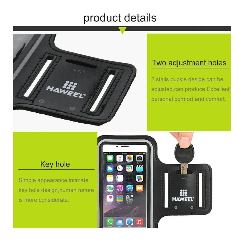 Offerta Fascia Sport JIAKE JK740 | Bracciale Neoprene DFV mobile - 6