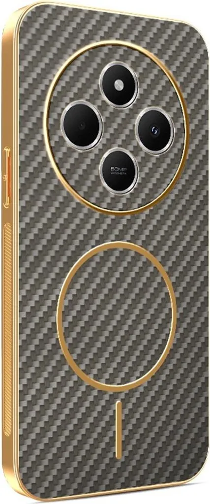 Xiaomi Redmi 14R/14C/Poco C75 Beetle Carbon Fiber TPU Case - Black