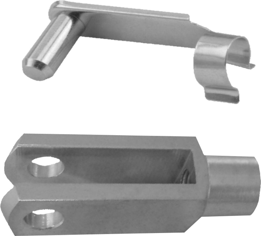 10 Stück - Gabelkopf M12 - 12x48 - DIN71752 mit ES Bolzen