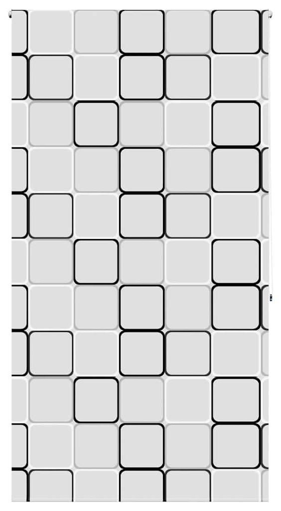vidaXL Roleta prysznicowa 140x240 cm szerokość tkaniny 136 Zdjęcie produktu 