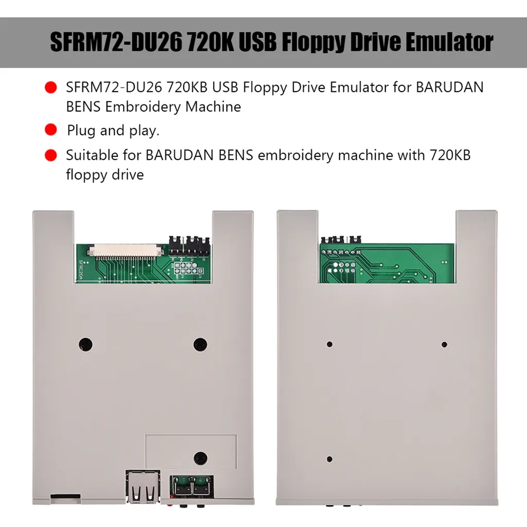 Lecteur Disquette USB Émulateur 720K compatible Machine BARUDAN BENS