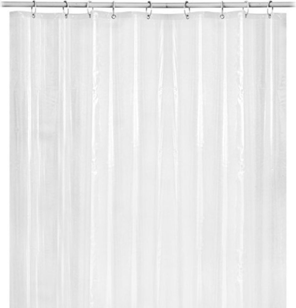 Transparenter PEVA-Duschvorhang mit starkem Magnet, schimmelresistent, wasserdicht, für Badezimmer, Badewanne