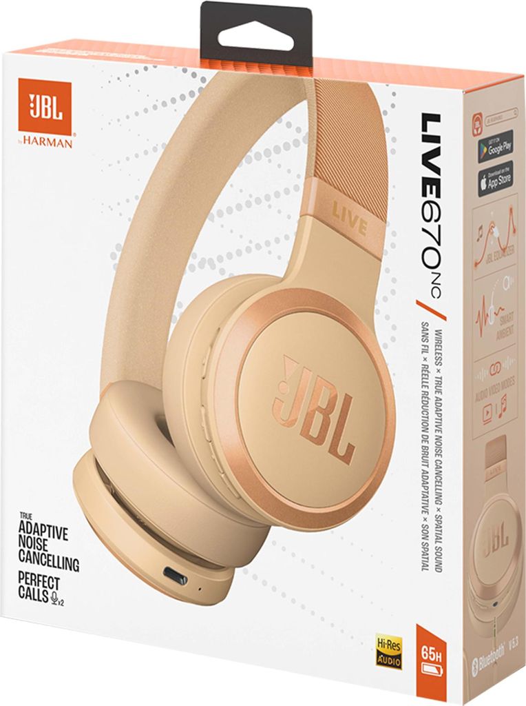 JBL Live 670NC, Bezprzewodowy, Połączenia/muzyka, 20 - Zdjęcie produktu 