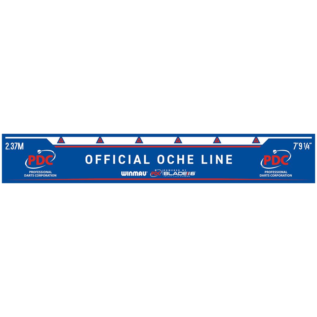 Winmau Ligne de lancement Oche Line PDC Blue 8767 | Ligne Image du produit 