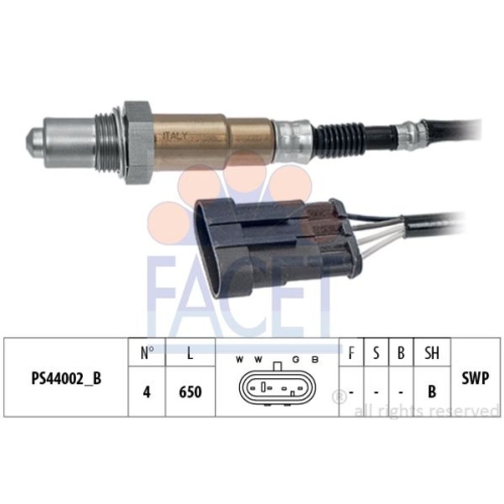 1 Lambdasonde FACET 10.8241 Italy - OE Equivalent für ALFA ROMEO FIAT