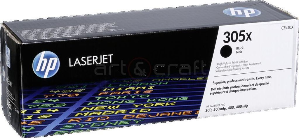 HP 305X Black Original Toner Cartridge for LaserJet Pro Productafbeelding 