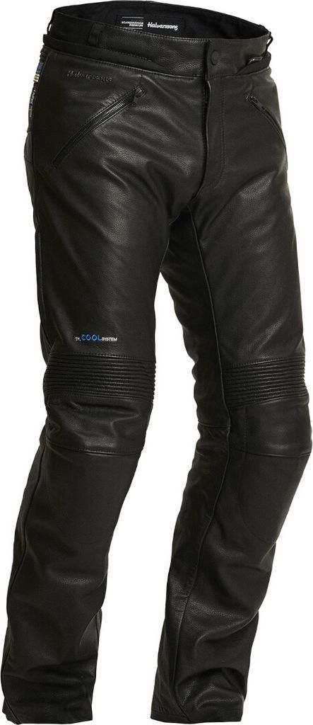 Halvarssons Rinn wasserdichte Motorrad Lederhose, schwarz, 54