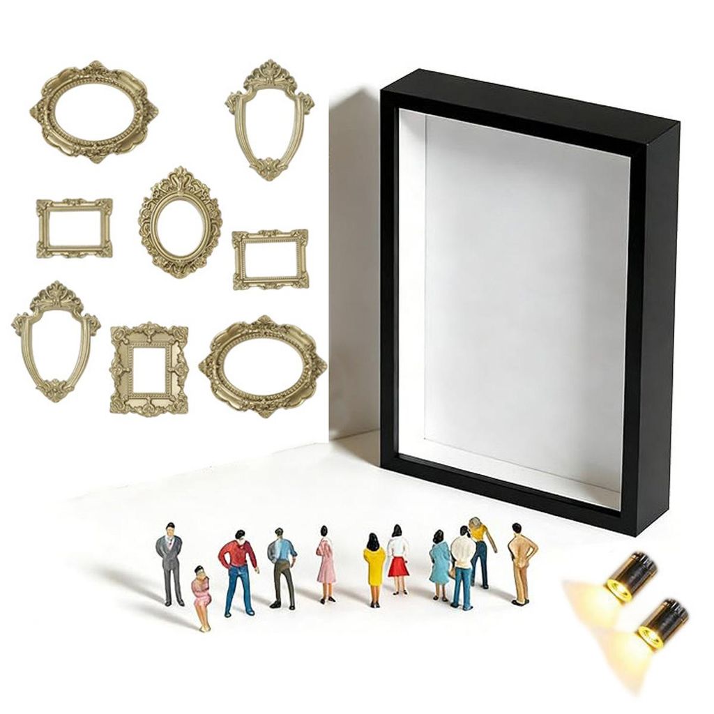 DIY Mini-Museum-Schattenbox, Fotos und Erinnerungen, inkl. Produktbild 