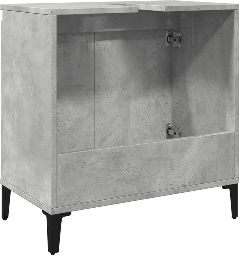 Mobiletto Multiuso Grigio Cemento 58cm | vidaXL Arredamento