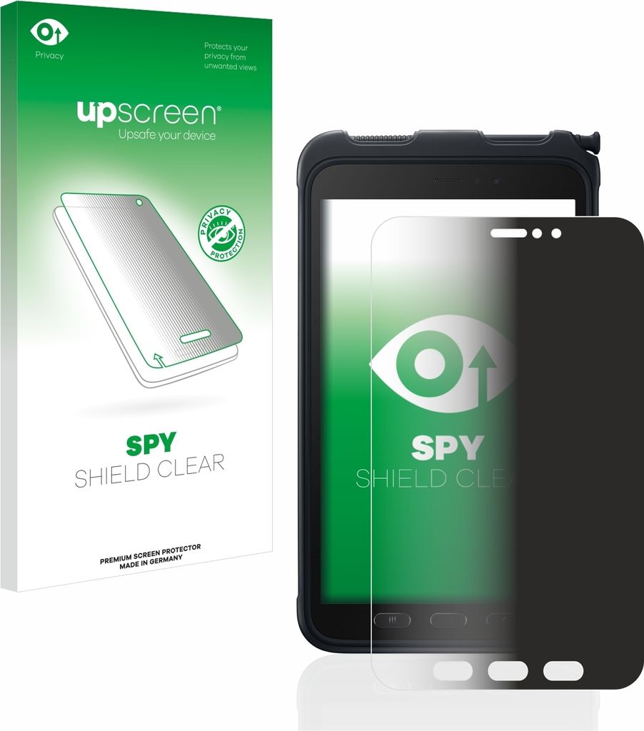 Für Samsung Galaxy Tab Active 3 Sichtschutzfolie Schutzfolie upscreen Anti-Spy Privacy Sichtschutz Blickschutz Display Schutz Folie Blaulichtfilter