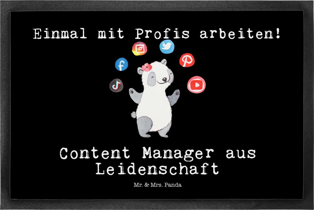 Mr. & Mrs. Panda Abtreter Content Manager Leidenschaft 40 x Produktbild 