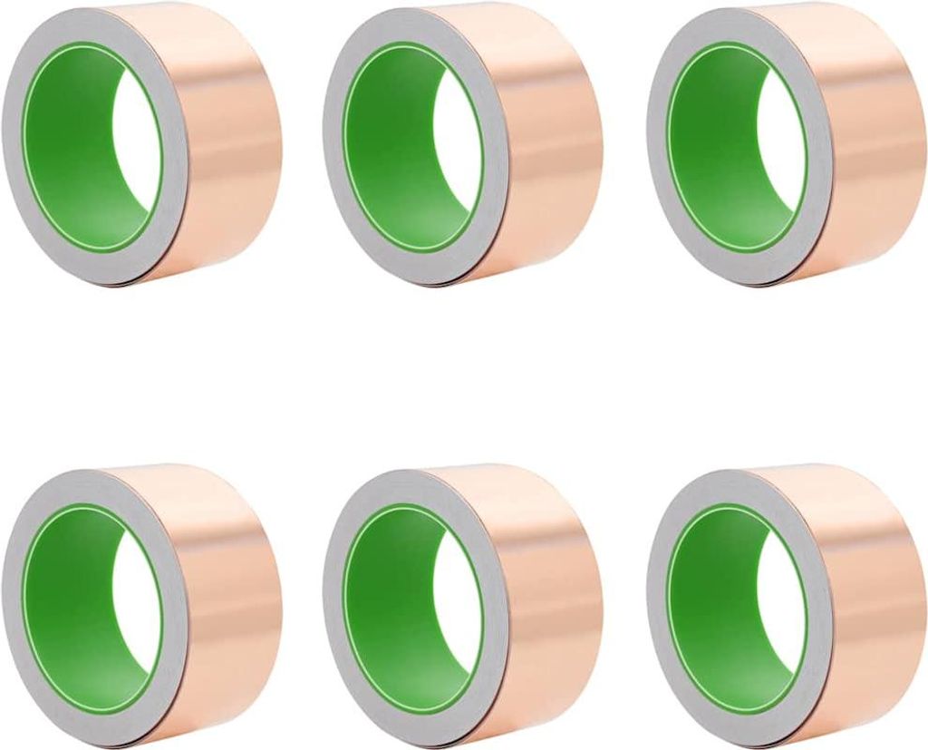 Kupferband 6 pcs Kupfer 2000 x 5 cm Kupfer