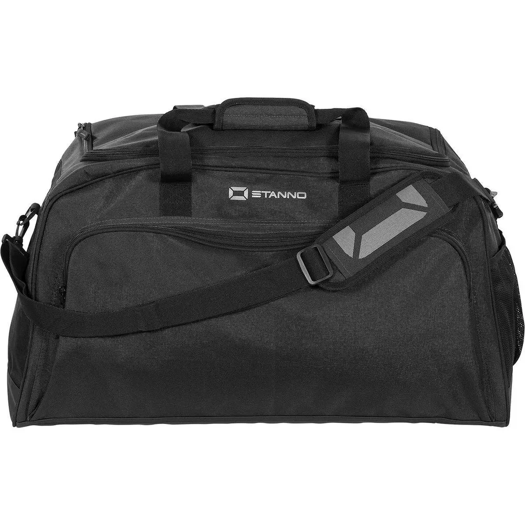 Stanno Loreto Sac de Sport Noir avec Poches Latérales - Taille Unique