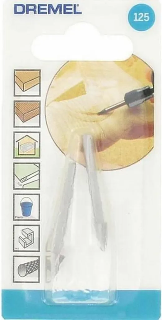 Utensile di fresatura Dremel 125 Ø 6,4 mm (2 pezzi)