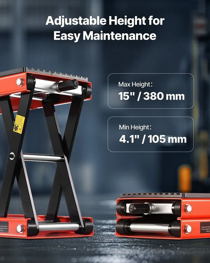Support de levage pour moto à plate-forme large 540kg version renforcée - 5