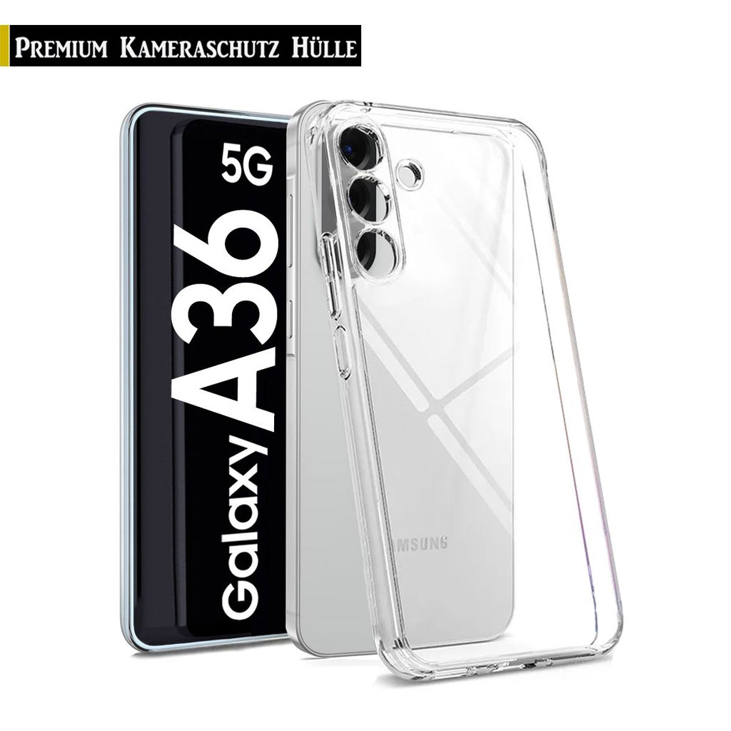Für Samsung Galaxy A36 5G - Handy Silikon Hülle Transparent Produktbild 