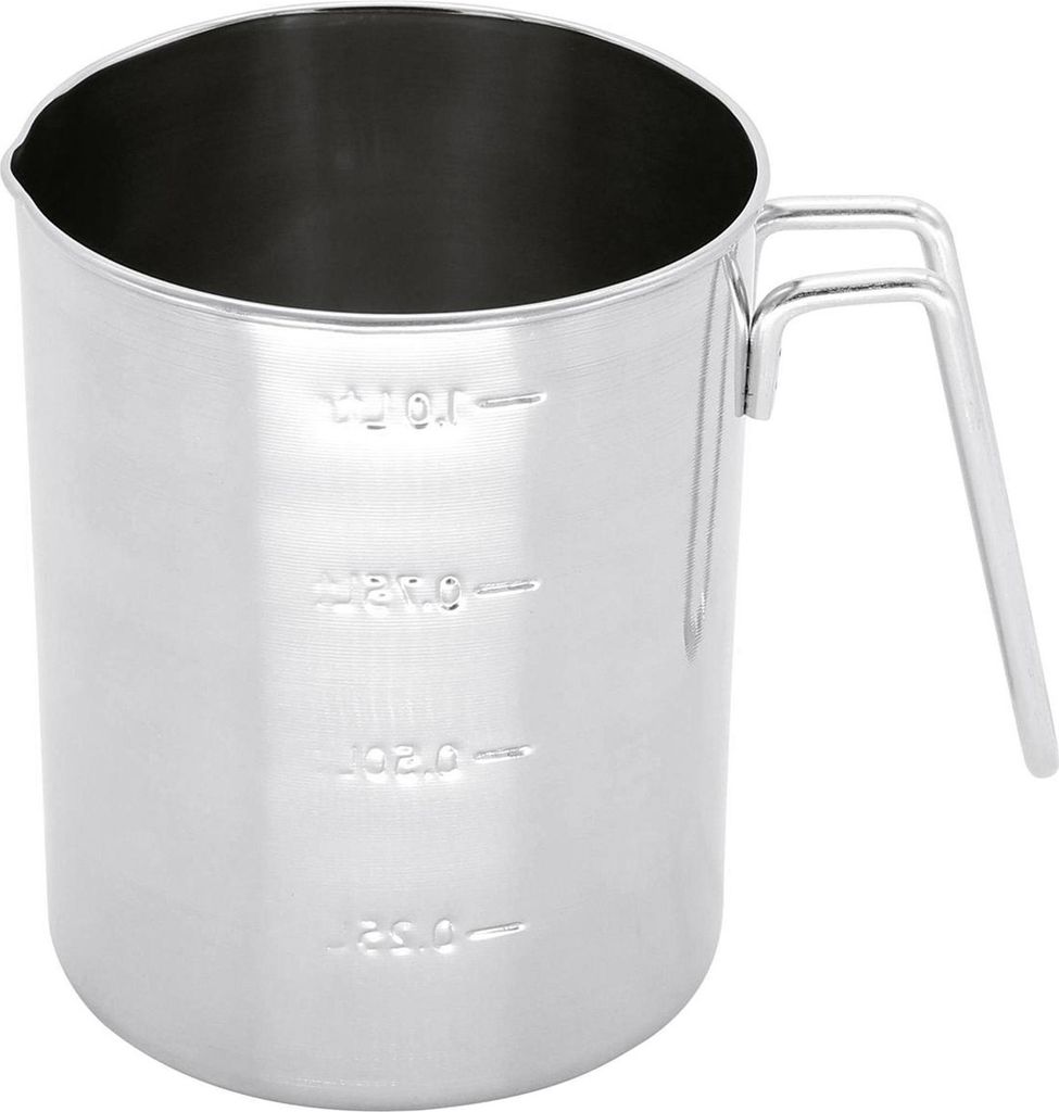 Krüger Litermaß Edelstahl 1l, silber Produktbild 