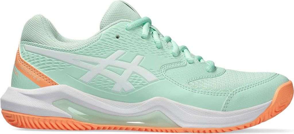 Asics Padelschuh Gel Dedicate 8 Padel Damen Grün Orange