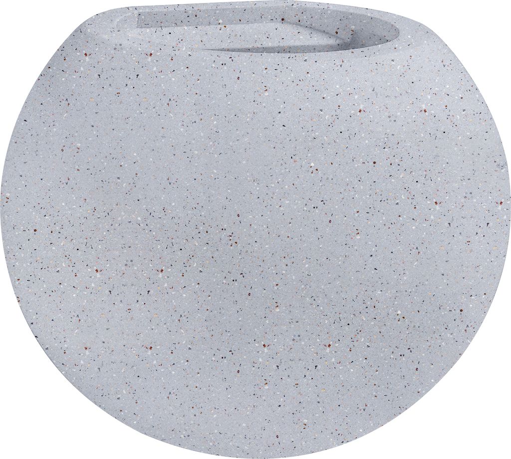 Wandleuchte Innen Wandlampe Flur Lampe Rund Indirektes Licht Up Down Effekt G9 Farbe Sandstein-Grau
